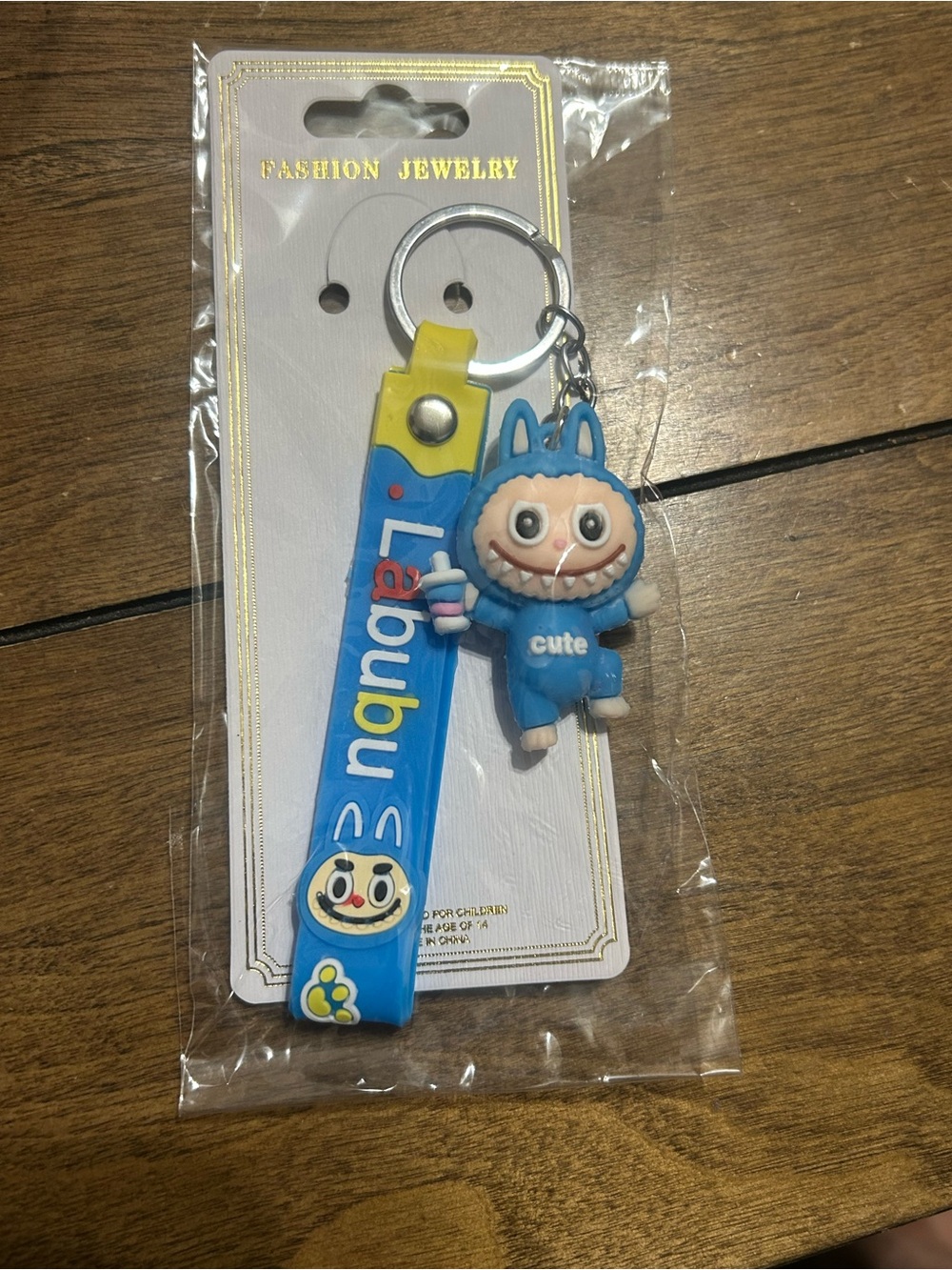 Blue Cute Character Keychain